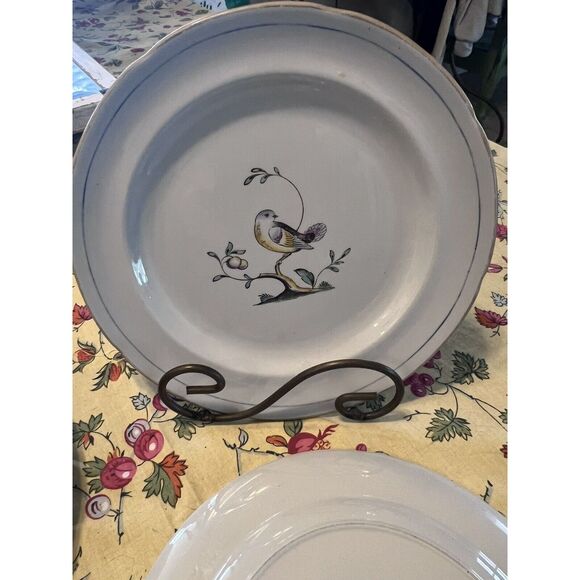 Queen's Bird Spode Salad Plates Various Years and Backstamps 8" 12 Available - Picture 11 of 12